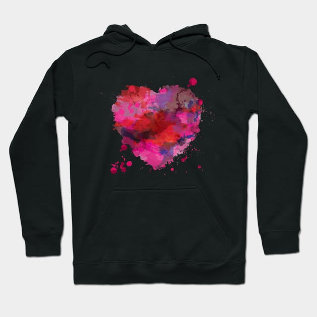 Splattered Love Hoodie by MonkeyMade